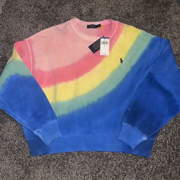 Polo Ralph Lauren Tye Dye Sweatshirt - Picture 1 of 4